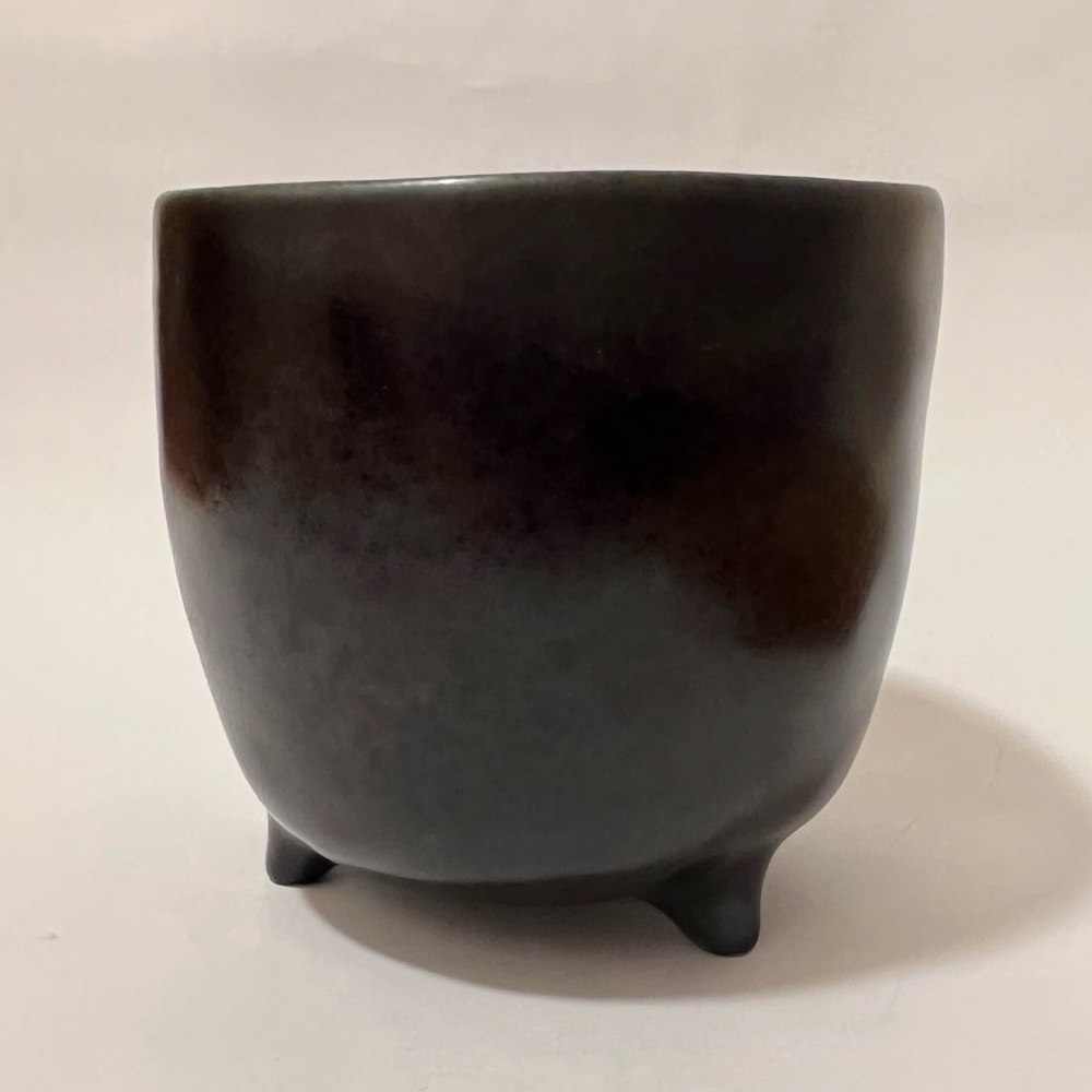 Crate & Barrel Black Footed Planter